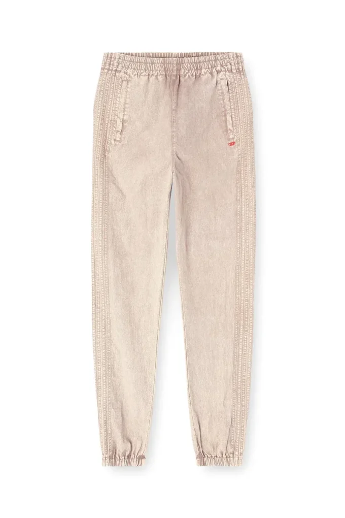 p-iusko-ag Washed nylon pants with side bands p-iusko-ag Washed nylon pants with side bands