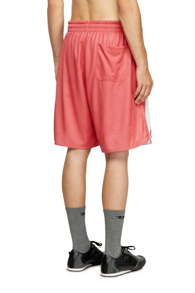 p-kurt Striped shorts with photo patches