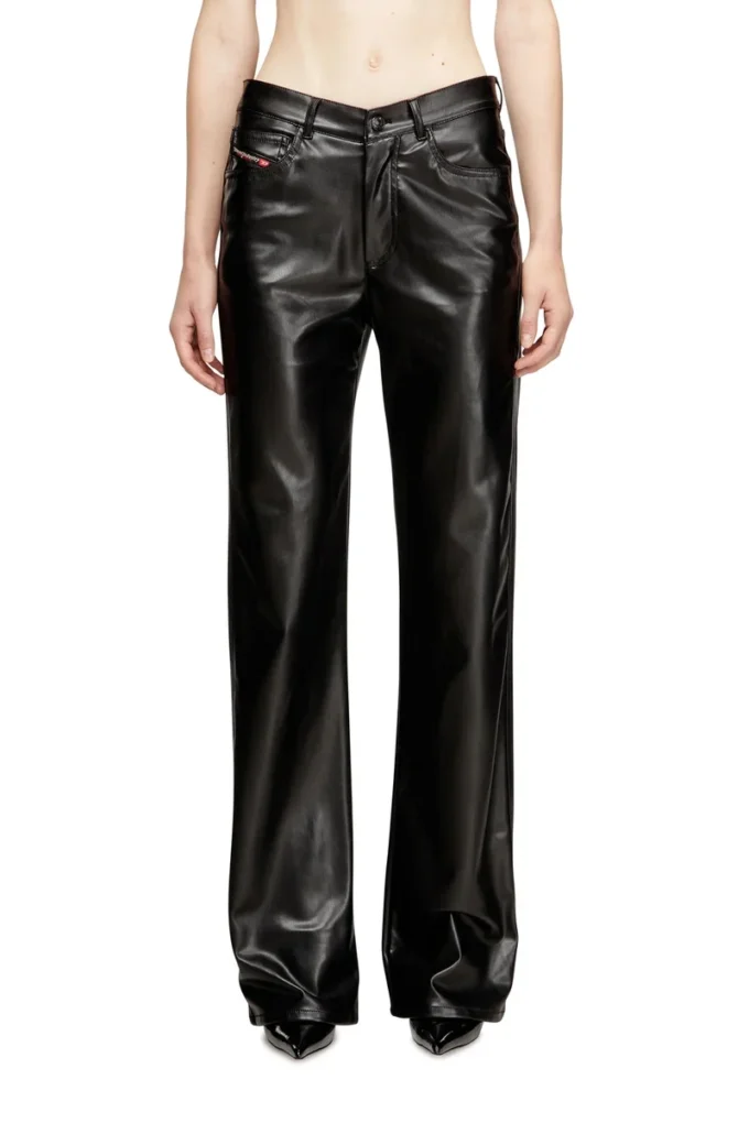 p-lain Five pocket pants in coated fabric p-lain Five pocket pants in coated fabric
