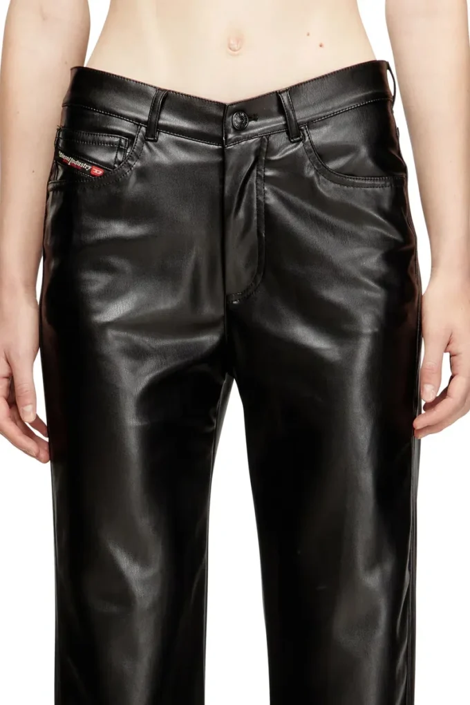 p-lain Five pocket pants in coated fabric p-lain Five pocket pants in coated fabric
