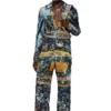 p-leopes-peel Destroyed pants with cinema prints p-leopes-peel Destroyed pants with cinema prints