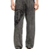 p-marky-den Organic cotton sweatpants with Oval D patch p-marky-den Organic cotton sweatpants with Oval D patch