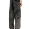 p-marky-den Organic cotton sweatpants with Oval D patch p-marky-den Organic cotton sweatpants with Oval D patch