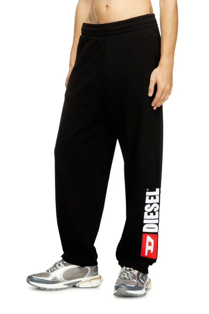 p-marky-div Cotton sweatpants with Diesel patch