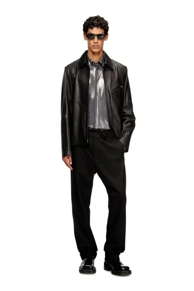 p-owers Wool blend pants with elastic waistband p-owers Wool blend pants with elastic waistband
