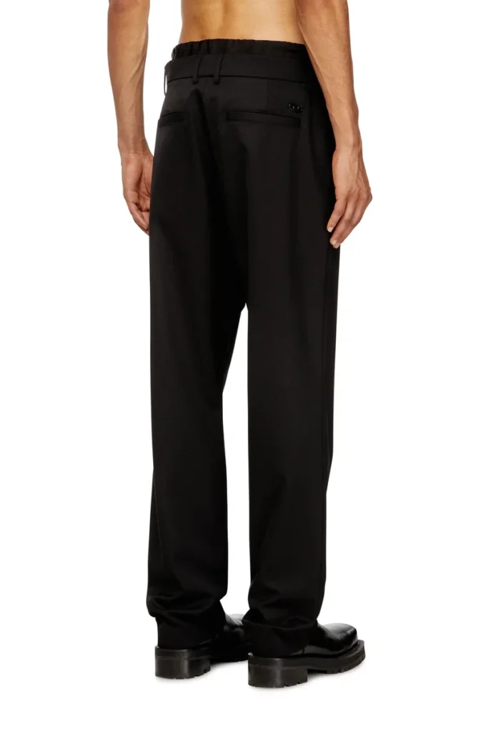 p-owers Wool blend pants with elastic waistband p-owers Wool blend pants with elastic waistband