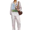 p-theck-a-ajfw Track pants with medieval print p-theck-a-ajfw Track pants with medieval print