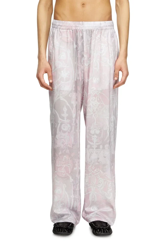 p-theck-a-ajfw Track pants with medieval print p-theck-a-ajfw Track pants with medieval print