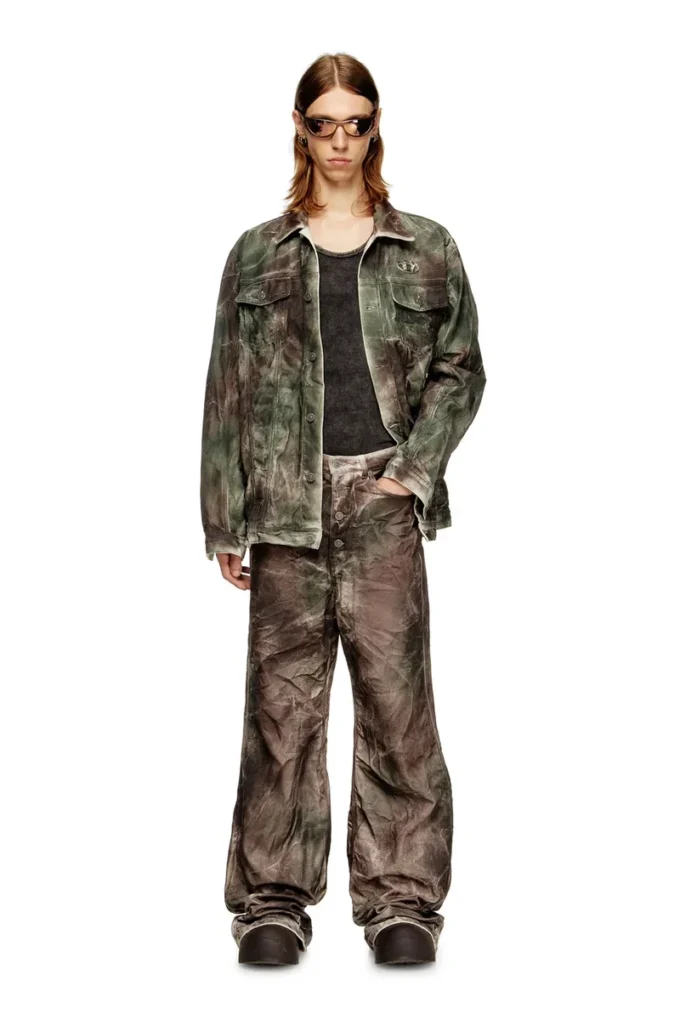 p-thug-pant Pants in crinkled camo canvas p-thug-pant Pants in crinkled camo canvas