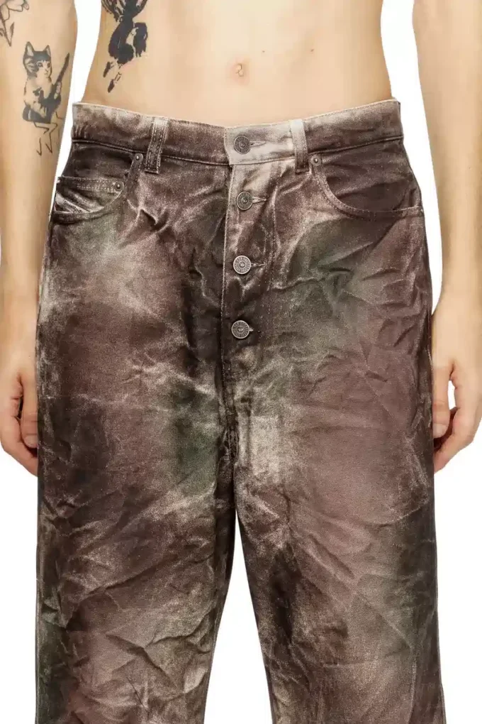 p-thug-pant Pants in crinkled camo canvas p-thug-pant Pants in crinkled camo canvas