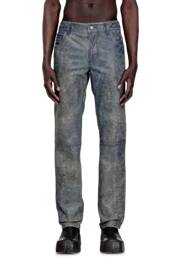p-vyll-qmbw Jean-cut leather pants p-vyll-qmbw Jean-cut leather pants