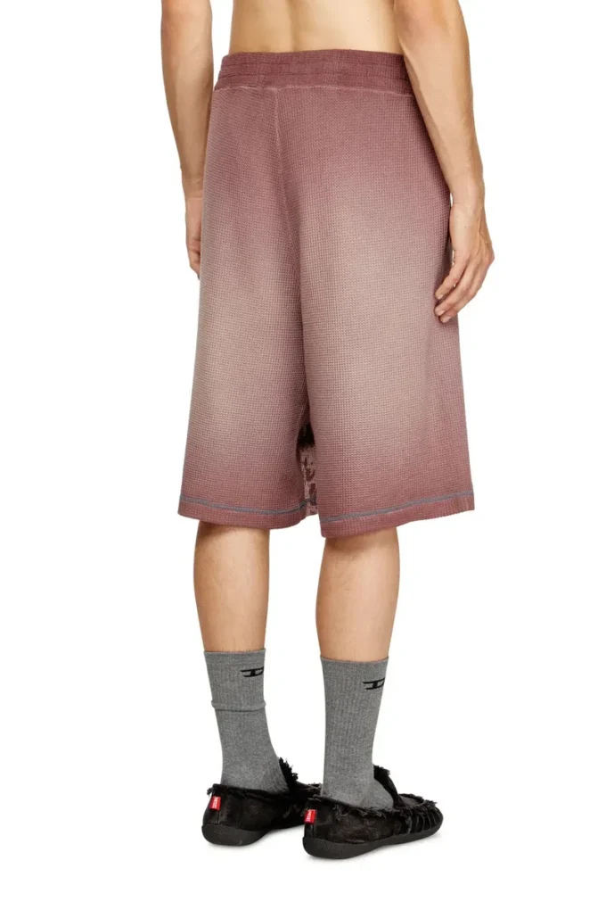p-warky-short Waffle shorts with medieval print p-warky-short Waffle shorts with medieval print