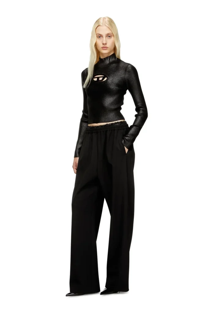 p-yrite-r2 Wool pants with drawstring