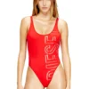 pamela-d-core Swimsuit with logo print pamela-d-core Swimsuit with logo print