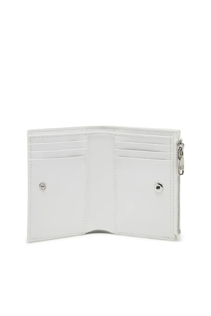 play bi-fold zip ii Small wallet in glossy leather play bi-fold zip ii Small wallet in glossy leather
