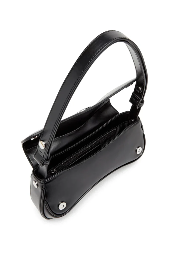play clutch Play-Semi gloss leather shoulder bag
