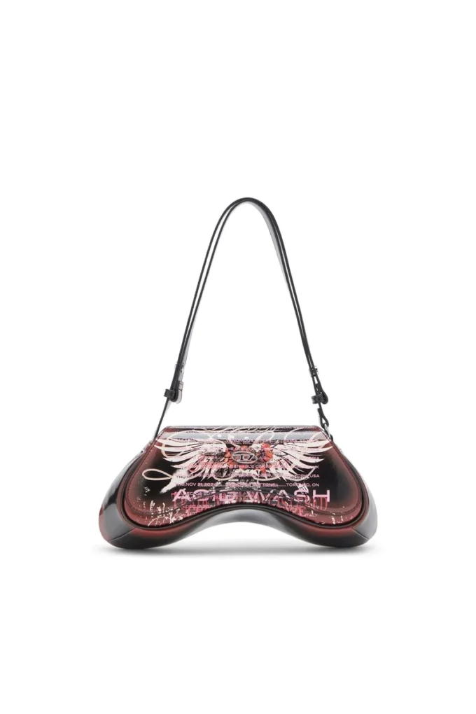 play crossbody Play-Shoulder bag in printed glossy PU play crossbody Play-Shoulder bag in printed glossy PU