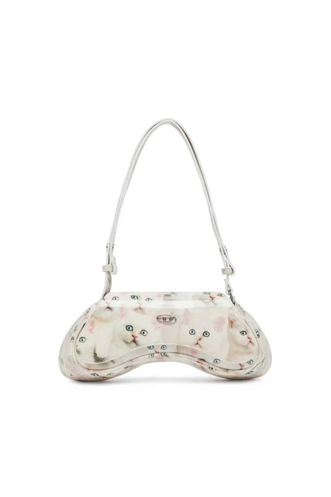 play crossbody Play-Shoulder bag in printed glossy PU play crossbody Play-Shoulder bag in printed glossy PU