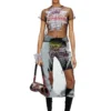 play crossbody Play-Shoulder bag in printed glossy PU play crossbody Play-Shoulder bag in printed glossy PU