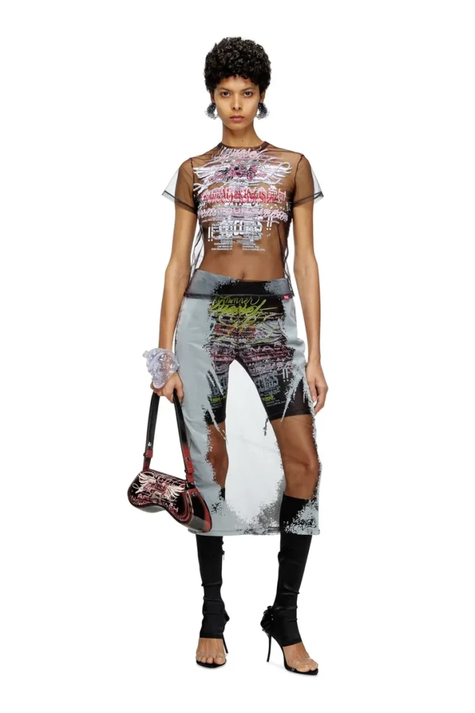 play crossbody Play-Shoulder bag in printed glossy PU play crossbody Play-Shoulder bag in printed glossy PU