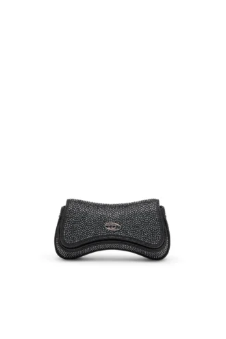 play crossbody xs Play-Mini crossbody bag in crystal Lurex