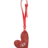 play mirror Heart charm with logo in metal play mirror Heart charm with logo in metal
