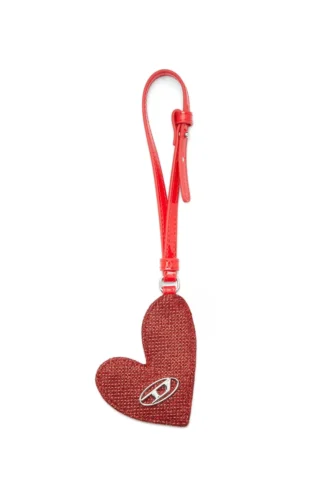 play mirror Heart charm with logo in metal play mirror Heart charm with logo in metal