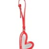 play mirror Heart charm with logo in metal play mirror Heart charm with logo in metal