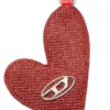 play mirror Heart charm with logo in metal play mirror Heart charm with logo in metal