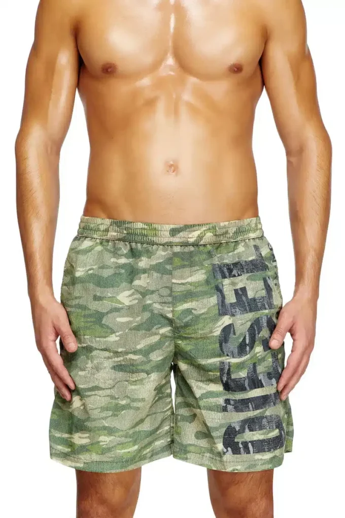powel-47.5-utlt Board shorts in camo ripstop