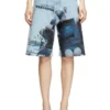pr-d-rixford-s Denim shorts with faded print pr-d-rixford-s Denim shorts with faded print