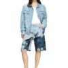 pr-d-rixford-s Denim shorts with faded print pr-d-rixford-s Denim shorts with faded print