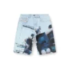 pr-d-rixford-s Denim shorts with faded print pr-d-rixford-s Denim shorts with faded print