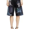 pr-d-rixford-s Denim shorts with multicolour print pr-d-rixford-s Denim shorts with multicolour print