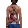 pr-t-sielar-tom25-1 Long-sleeve top in printed technical mesh