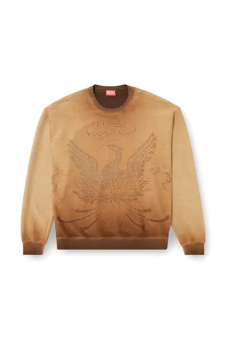 s-aron Faded sweatshirt with devoré Phoenix logo