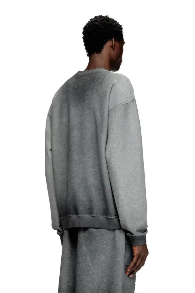 s-aron Faded sweatshirt with devoré Phoenix logo s-aron Faded sweatshirt with devoré Phoenix logo