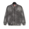 s-batel-v1 Teddy-lined zip jacket with denim effect s-batel-v1 Teddy-lined zip jacket with denim effect