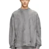 s-baxt-t1 Cracked-effect sweatshirt with micro logo s-baxt-t1 Cracked-effect sweatshirt with micro logo