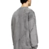 s-baxt-t1 Cracked-effect sweatshirt with micro logo s-baxt-t1 Cracked-effect sweatshirt with micro logo