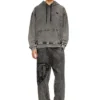 s-boxt-hood-den Hoodie with raw-cut back patch s-boxt-hood-den Hoodie with raw-cut back patch