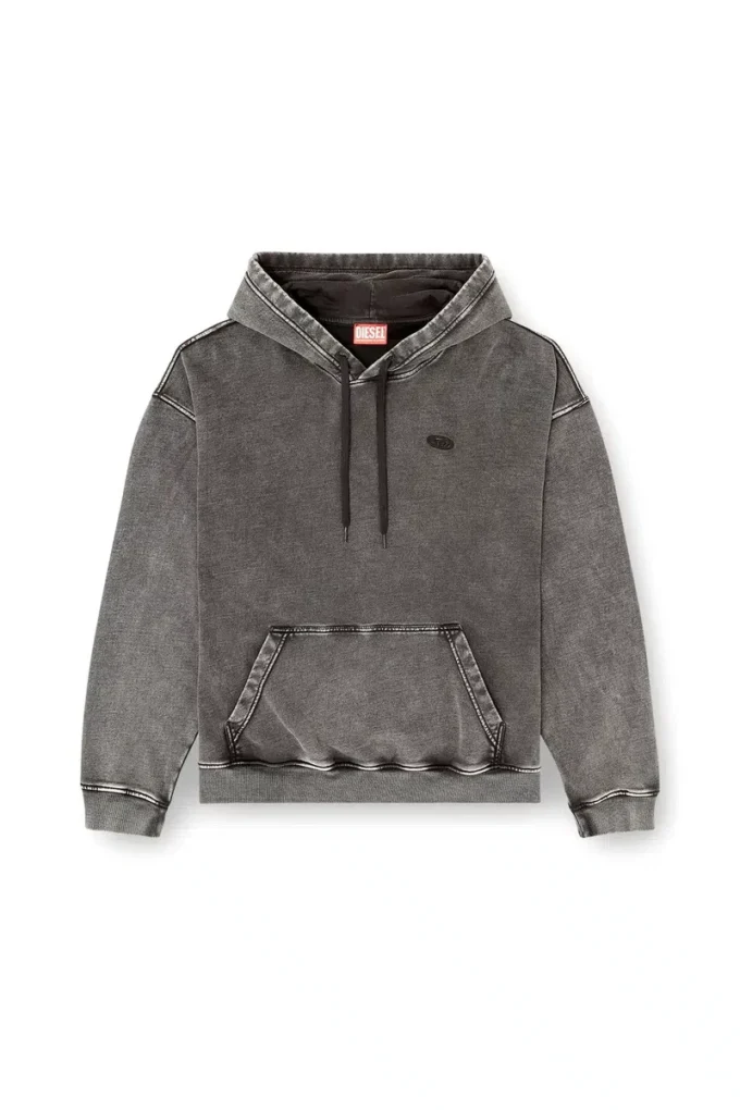 s-boxt-hood-den Hoodie with raw-cut back patch s-boxt-hood-den Hoodie with raw-cut back patch
