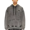 s-boxt-hood-den Hoodie with raw-cut back patch s-boxt-hood-den Hoodie with raw-cut back patch