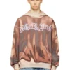s-boxt-hood-show Hoodie with graffiti print