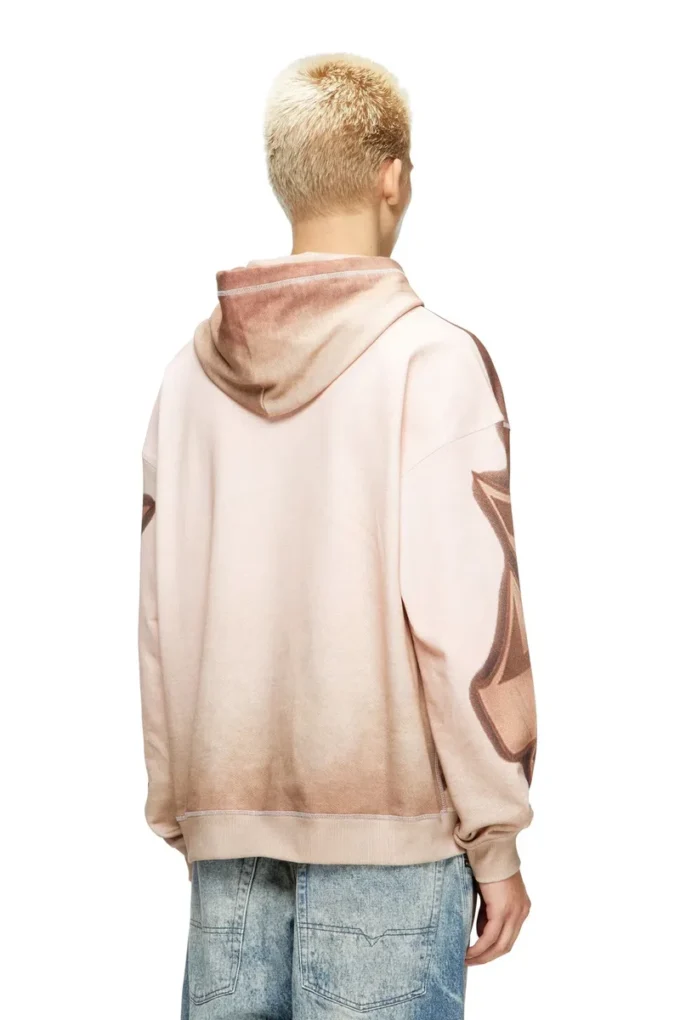 s-boxt-hood-show Hoodie with graffiti print