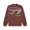 s-boxt-n5 Cotton sweatshirt with flocked Oval D s-boxt-n5 Cotton sweatshirt with flocked Oval D