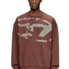 s-boxt-n5 Cotton sweatshirt with flocked Oval D s-boxt-n5 Cotton sweatshirt with flocked Oval D
