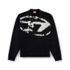 s-boxt-n5 Sweatshirt with distressed flocked logo s-boxt-n5 Sweatshirt with distressed flocked logo