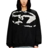 s-boxt-n5 Sweatshirt with distressed flocked logo s-boxt-n5 Sweatshirt with distressed flocked logo