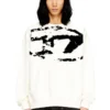 s-boxt-n5 Sweatshirt with distressed flocked logo s-boxt-n5 Sweatshirt with distressed flocked logo